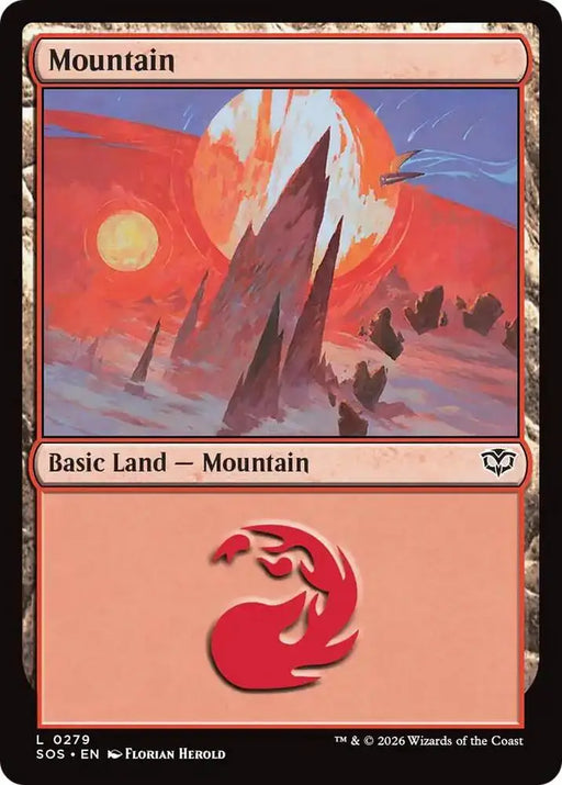 Mountain (0279) [Secrets of Strixhaven]