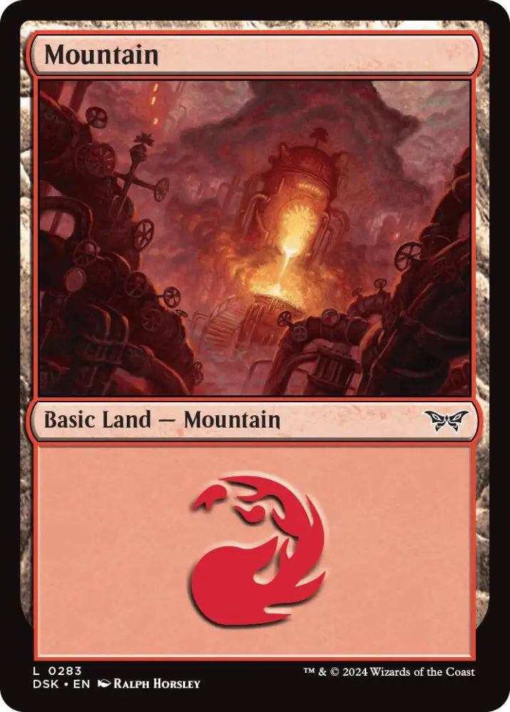 Mountain (0283) [Duskmourn: House of Horror] - MTG Single