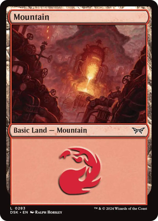 Mountain (0283) [Duskmourn: House of Horror] - MTG Single