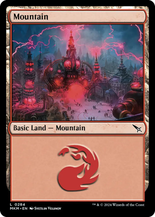 Mountain (0284) [Murders at Karlov Manor] - MTG Single