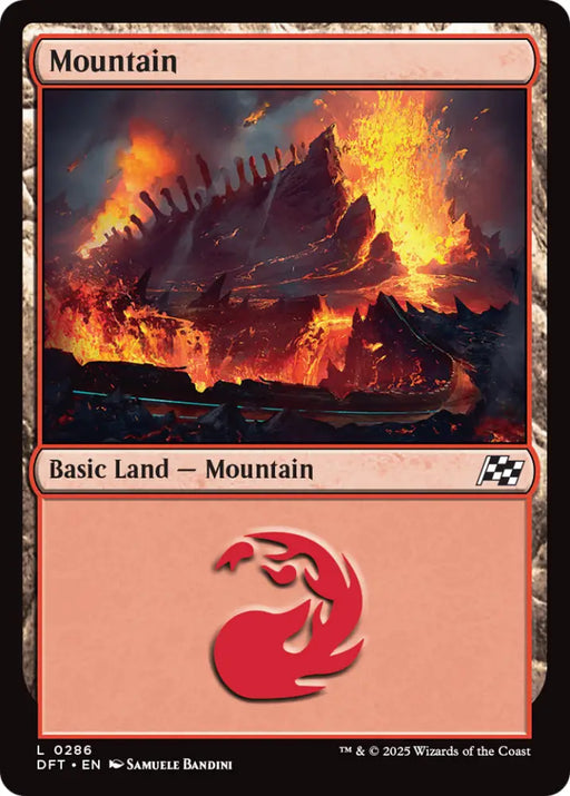 Mountain (0286) [Aetherdrift] - MTG Single