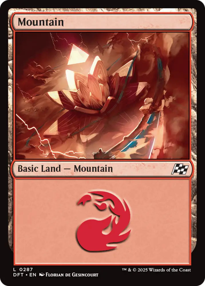 Mountain (0287) [Aetherdrift] - MTG Single