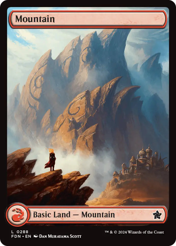 Mountain (0288) [Foundations] - MTG Single