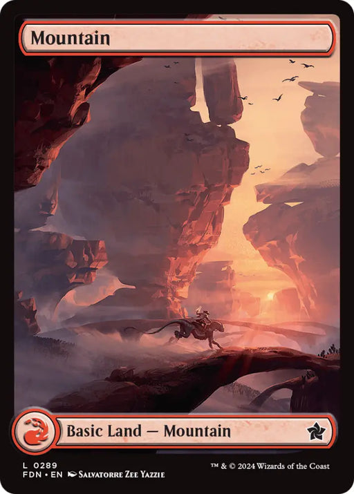 Mountain (0289) [Foundations] - MTG Single