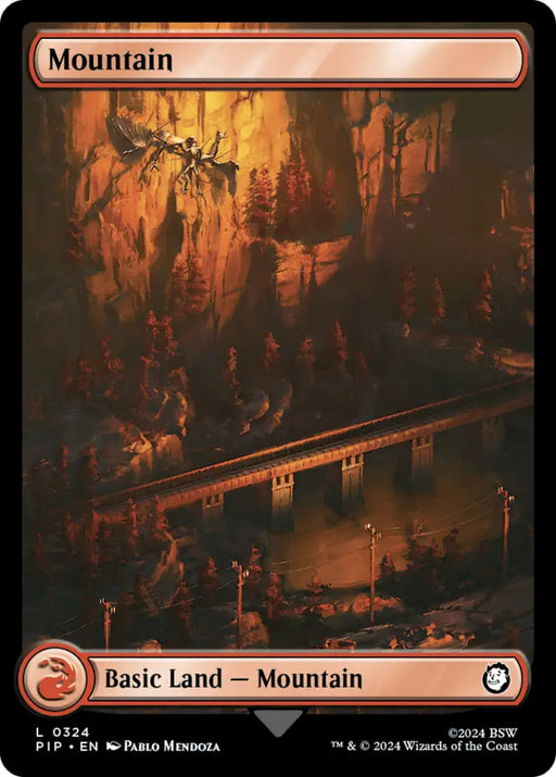 Mountain (0324) [Fallout] - MTG Single