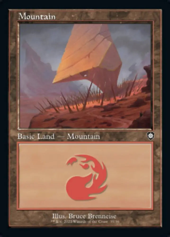 Mountain (035) (Retro) [The Brothers’ War Commander] - MTG Single