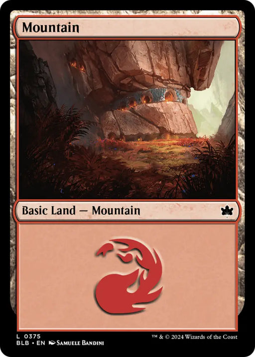 Mountain (0375) [Bloomburrow] - MTG Single