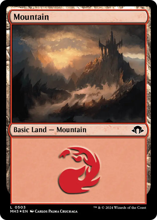 Mountain (0503) (Ripple Foil) [Modern Horizons 3] - MTG Single