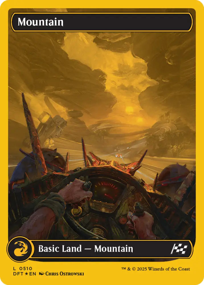 Mountain (0510) (First-Place Foil) [Aetherdrift] - MTG Single