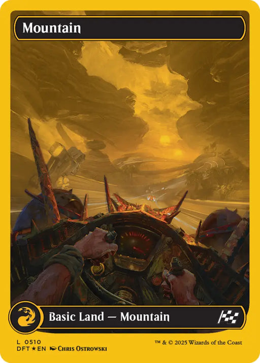 Mountain (0510) (First-Place Foil) [Aetherdrift] - MTG Single