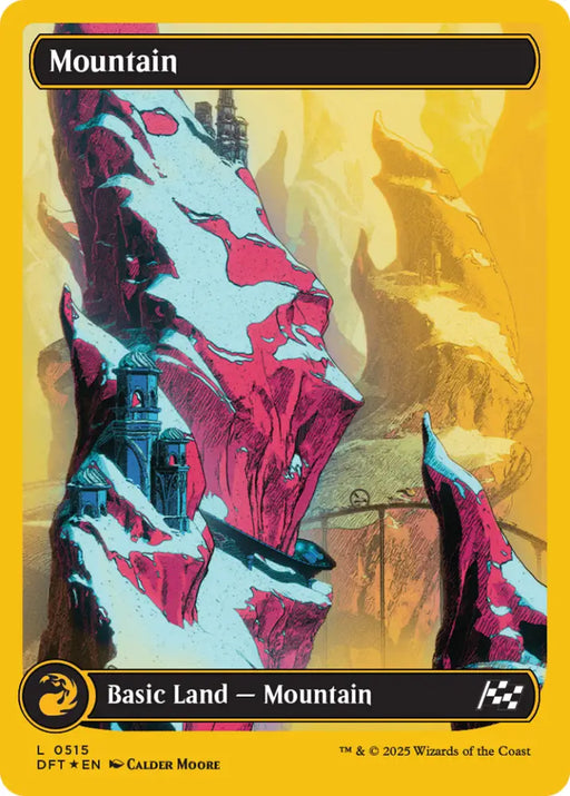 Mountain (0515) (First-Place Foil) [Aetherdrift] - MTG Single