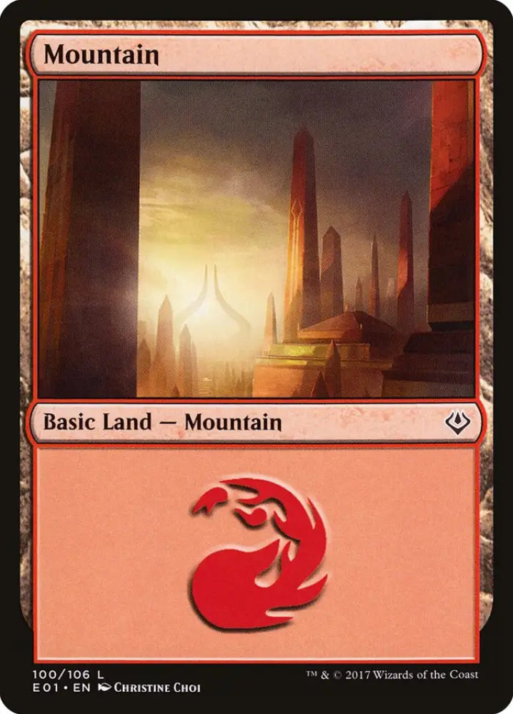 Mountain (100) [Archenemy: Nicol Bolas] - MTG Single