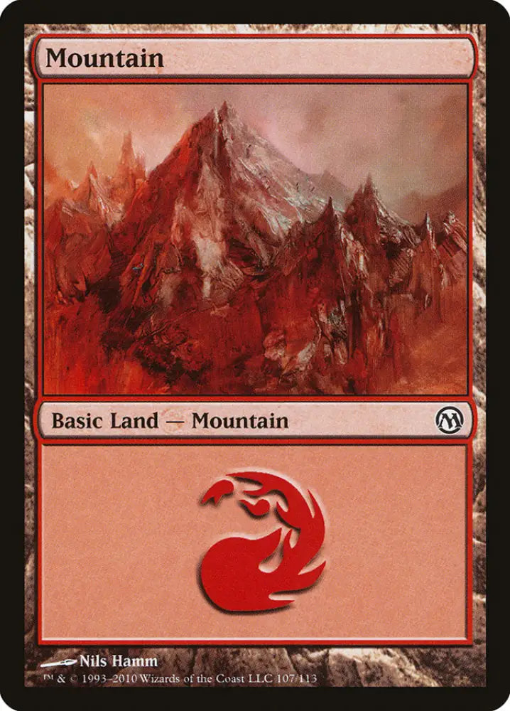 Mountain (107) [Duels of the Planeswalkers] - MTG Single