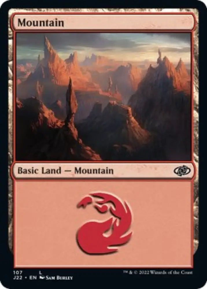 Mountain (107) [Jumpstart 2022] - MTG Single