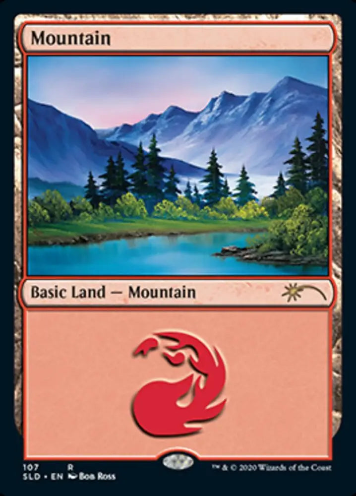 Mountain (107) [Secret Lair Drop Series] - MTG Single