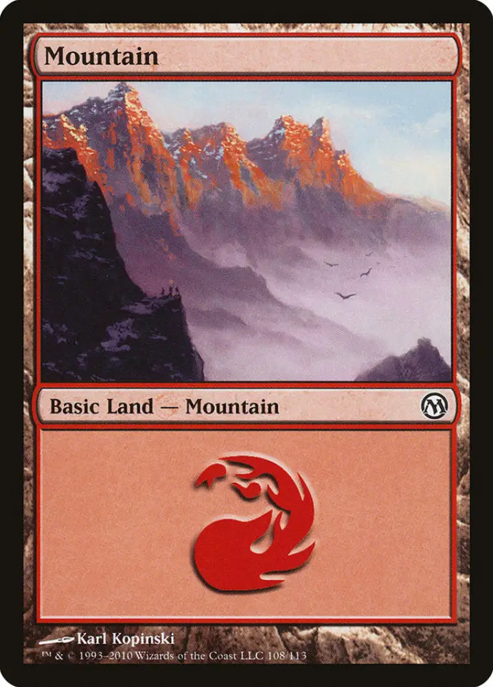 Mountain (108) [Duels of the Planeswalkers] - MTG Single
