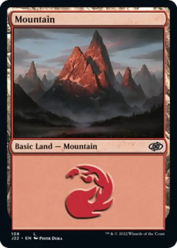 Mountain (108) [Jumpstart 2022] - MTG Single