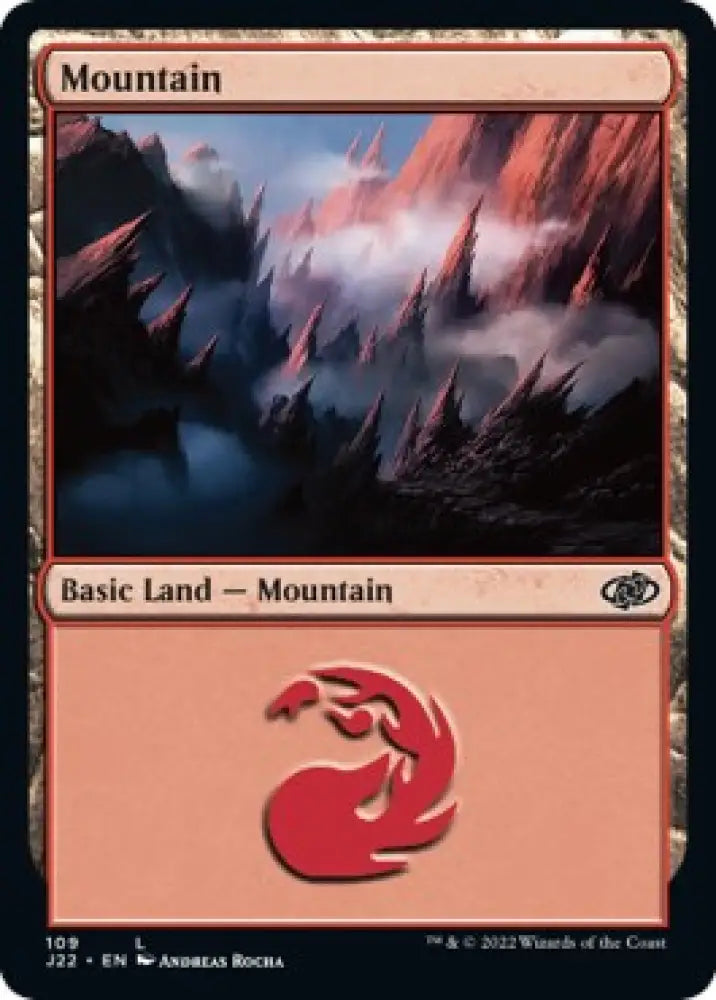 Mountain (109) [Jumpstart 2022] - MTG Single