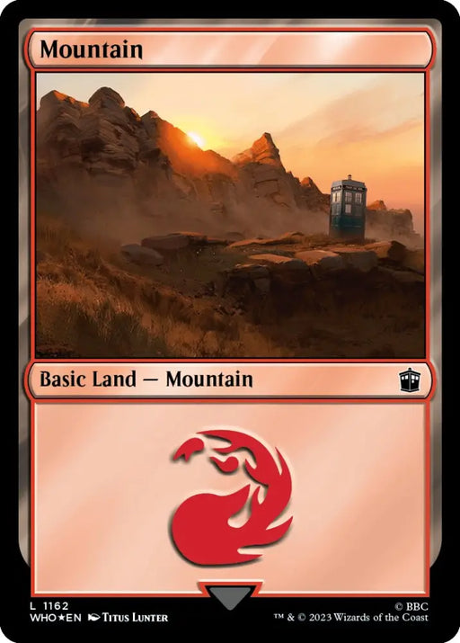 Mountain (1162) (Surge Foil) [Doctor Who] - MTG Single