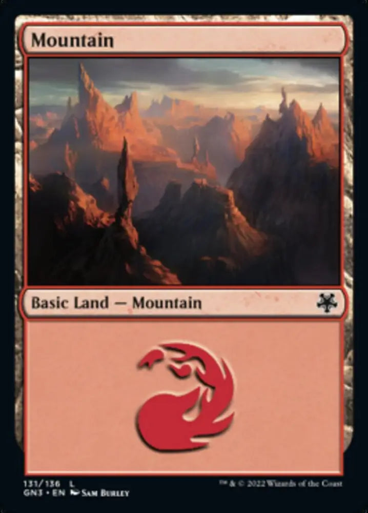 Mountain (131) [Game Night: Free-for-All] - MTG Single