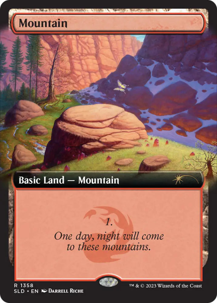 Mountain (1358) [Secret Lair Drop Series] - MTG Single