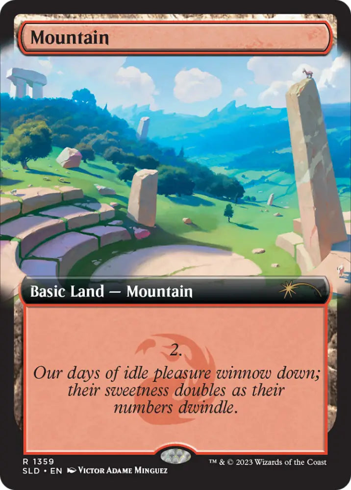 Mountain (1359) [Secret Lair Drop Series] - MTG Single