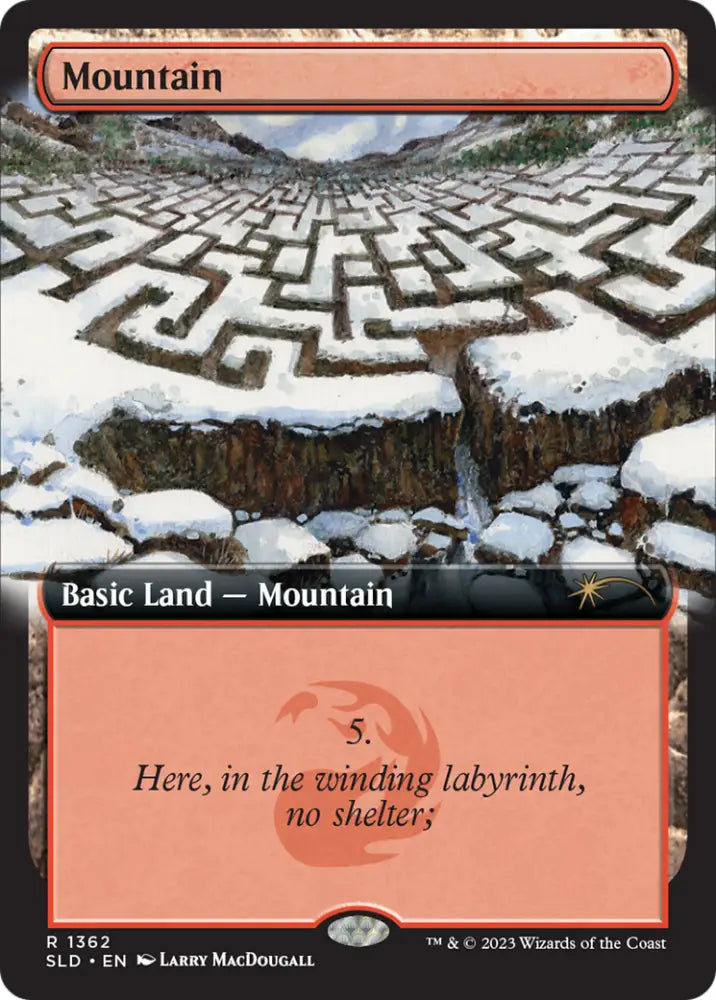 Mountain (1362) [Secret Lair Drop Series] - MTG Single