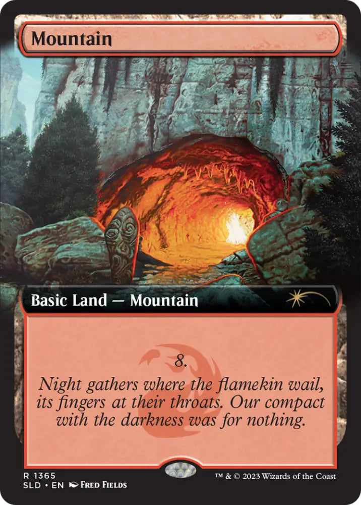 Mountain (1365) [Secret Lair Drop Series] - MTG Single