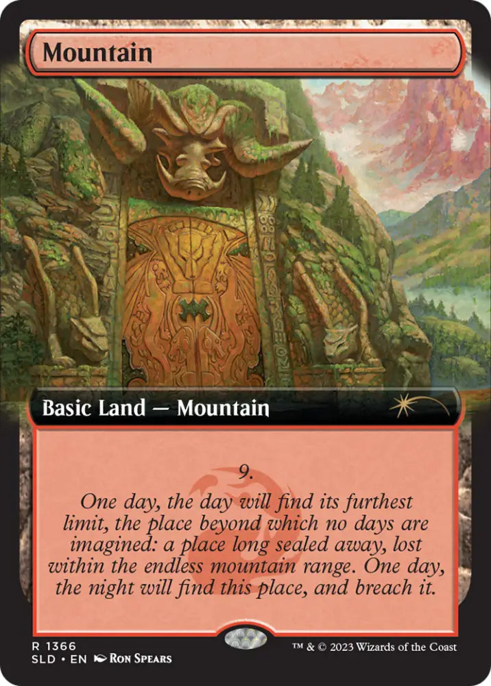 Mountain (1366) [Secret Lair Drop Series] - MTG Single