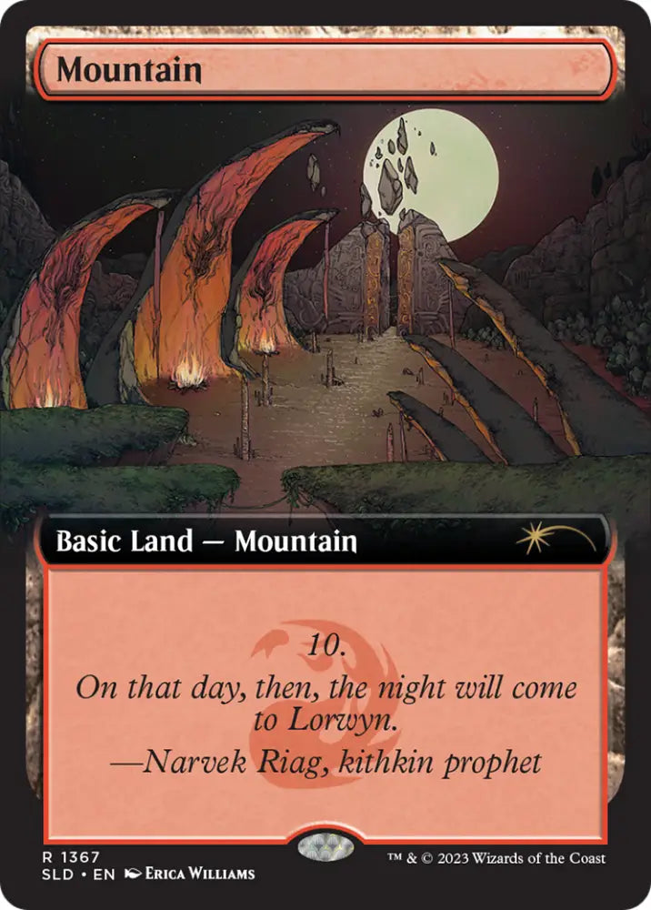 Mountain (1367) [Secret Lair Drop Series] - MTG Single