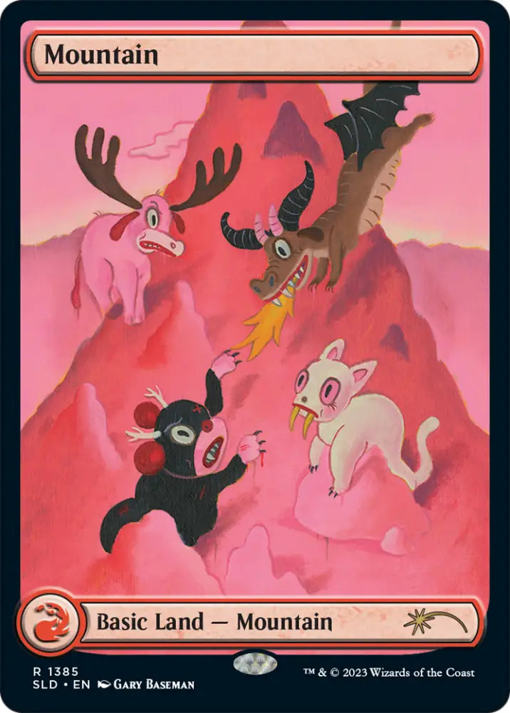 Mountain (1385) [Secret Lair Drop Series] - MTG Single