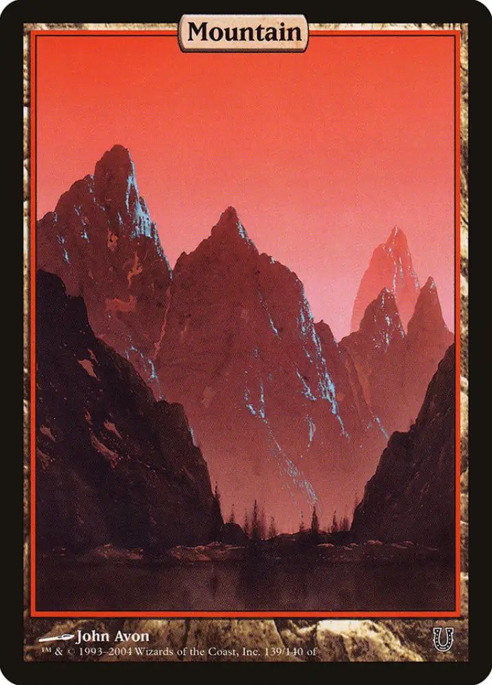 Mountain (139) [Unhinged] - MTG Single