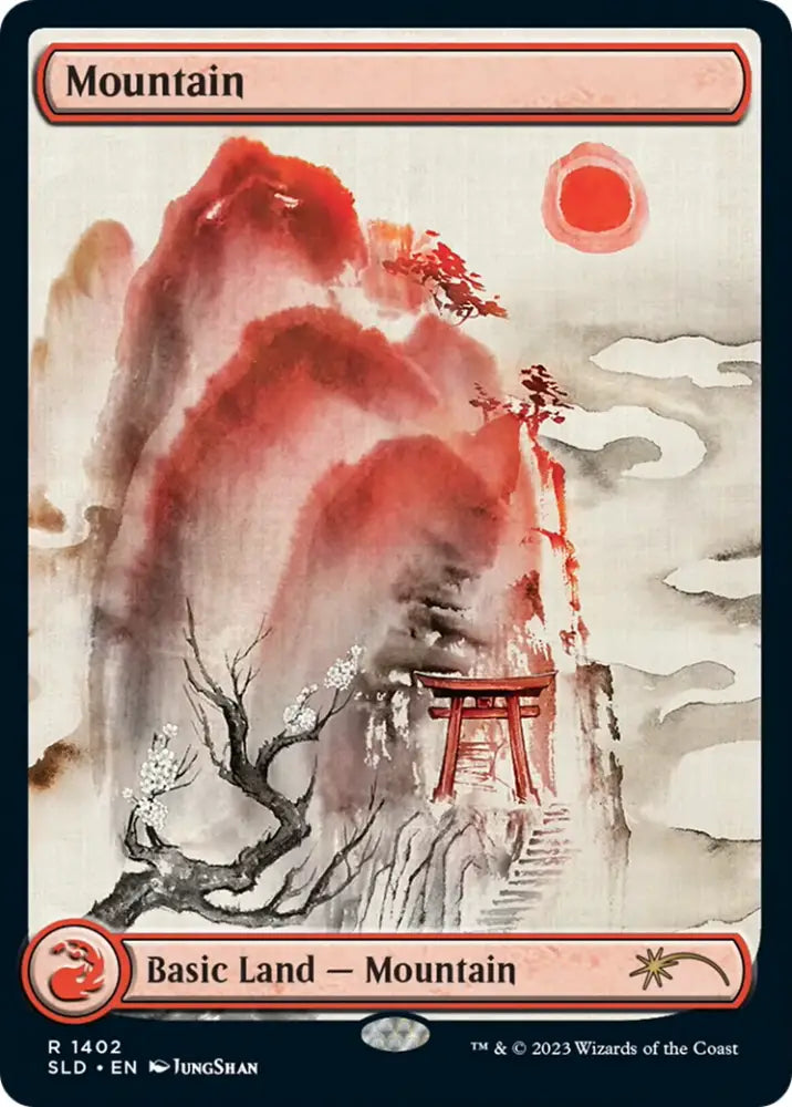 Mountain (1402) [Secret Lair Drop Series] - MTG Single
