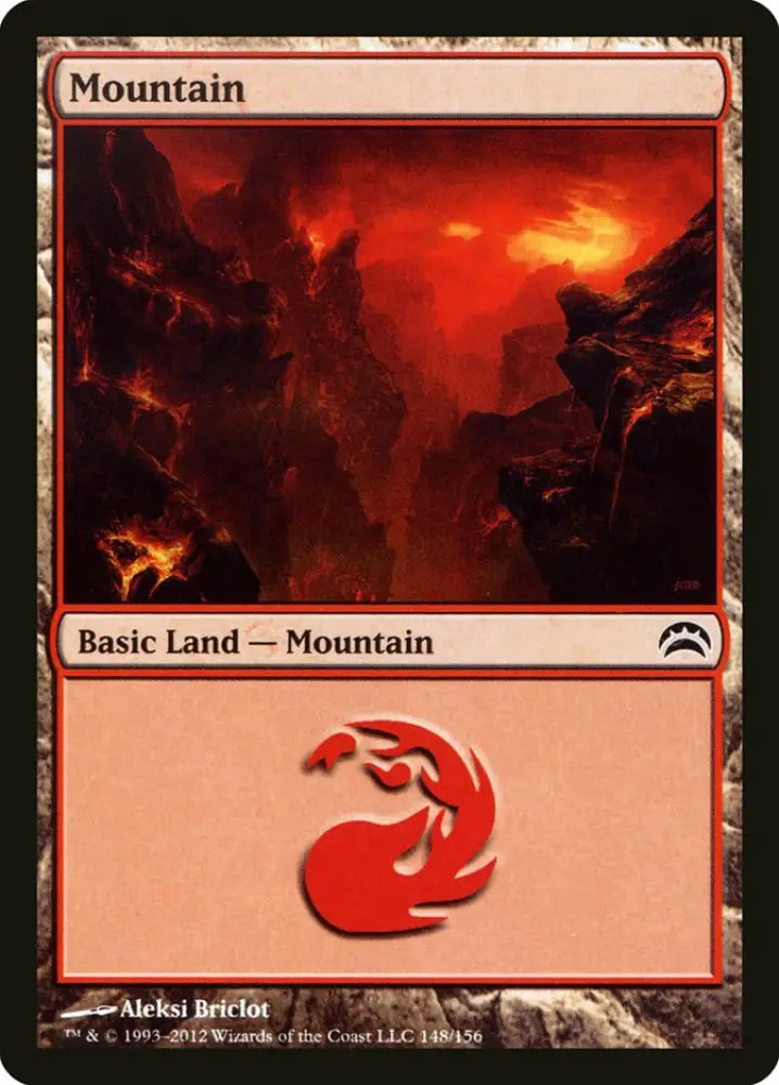 Mountain (148) [Planechase 2012] - MTG Single