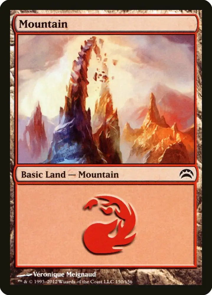 Mountain (150) [Planechase 2012] - MTG Single