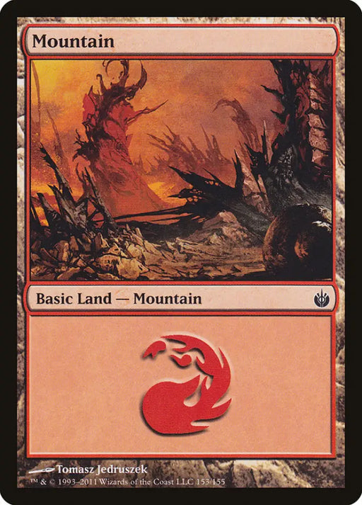 Mountain (153) [Mirrodin Besieged] - MTG Single