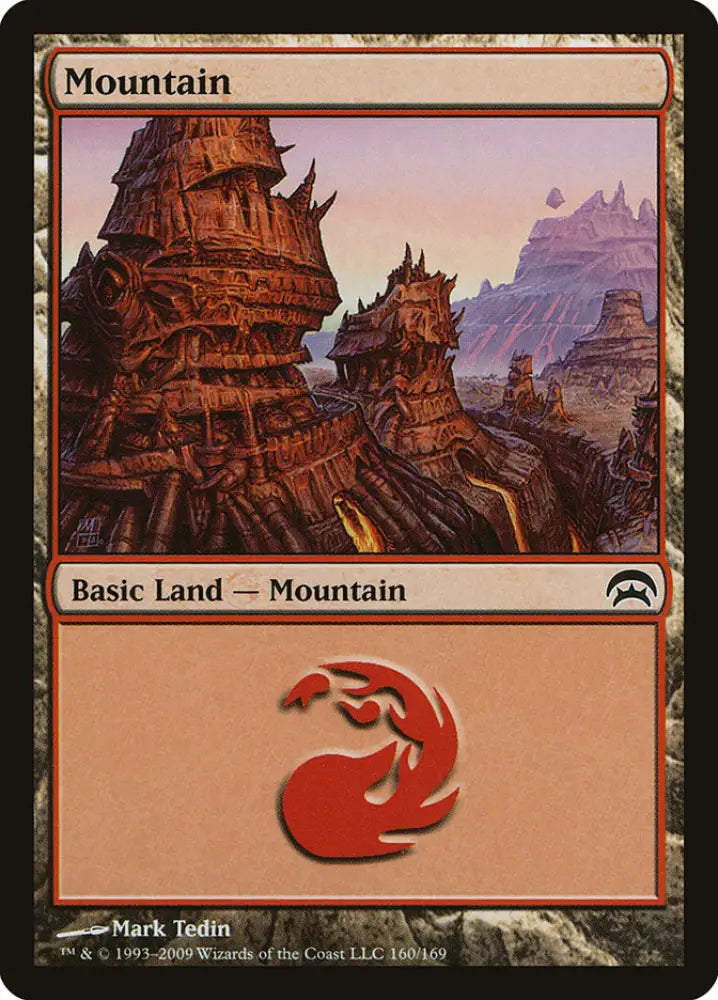 Mountain (160) [Planechase] - MTG Single