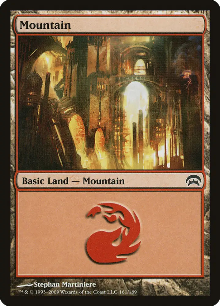 Mountain (161) [Planechase] - MTG Single