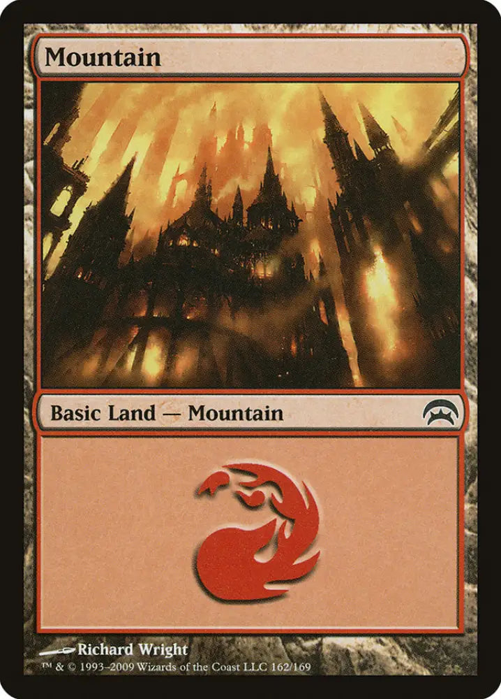 Mountain (162) [Planechase] - MTG Single
