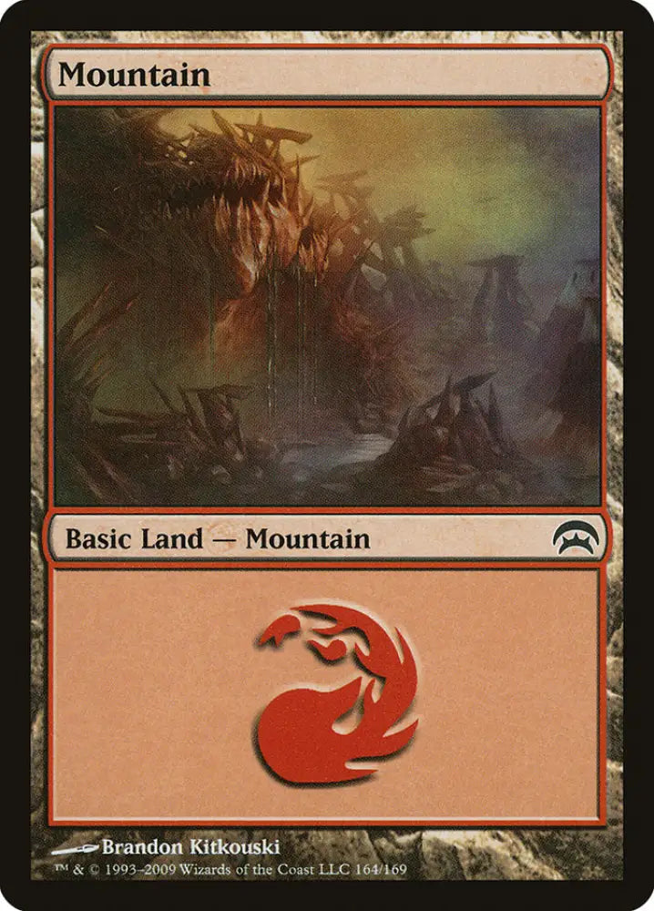 Mountain (164) [Planechase] - MTG Single