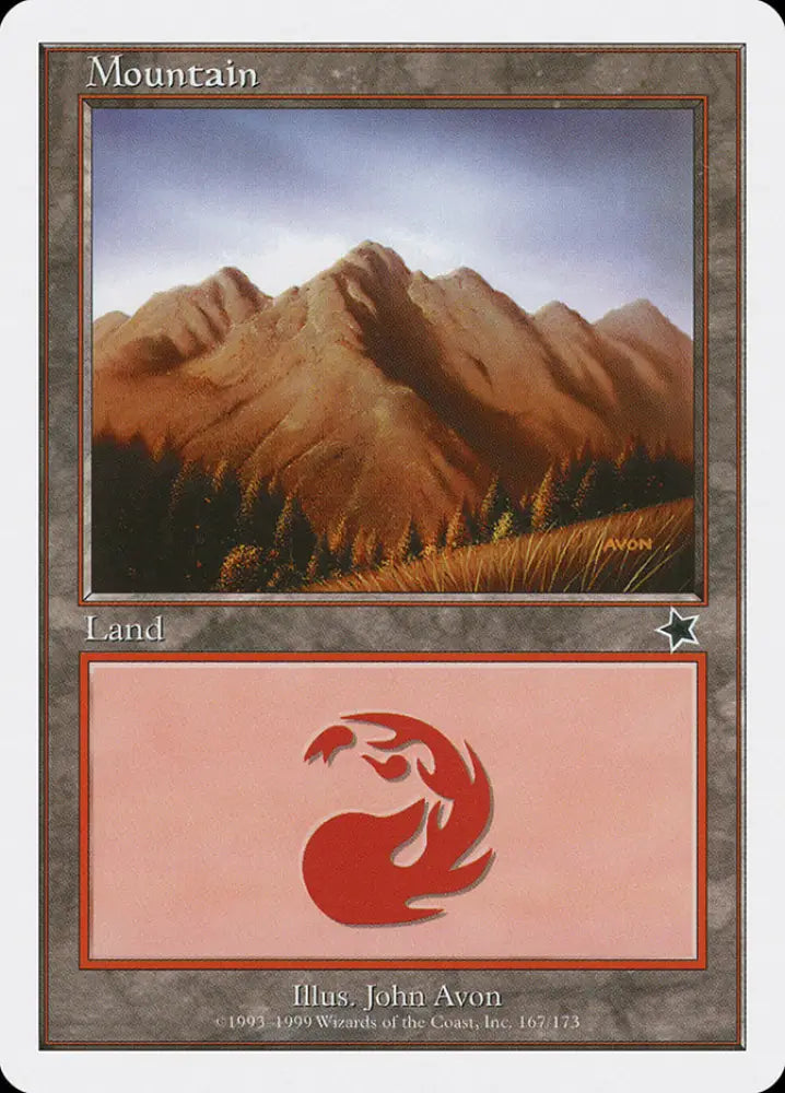 Mountain (167) [Starter 1999] - MTG Single