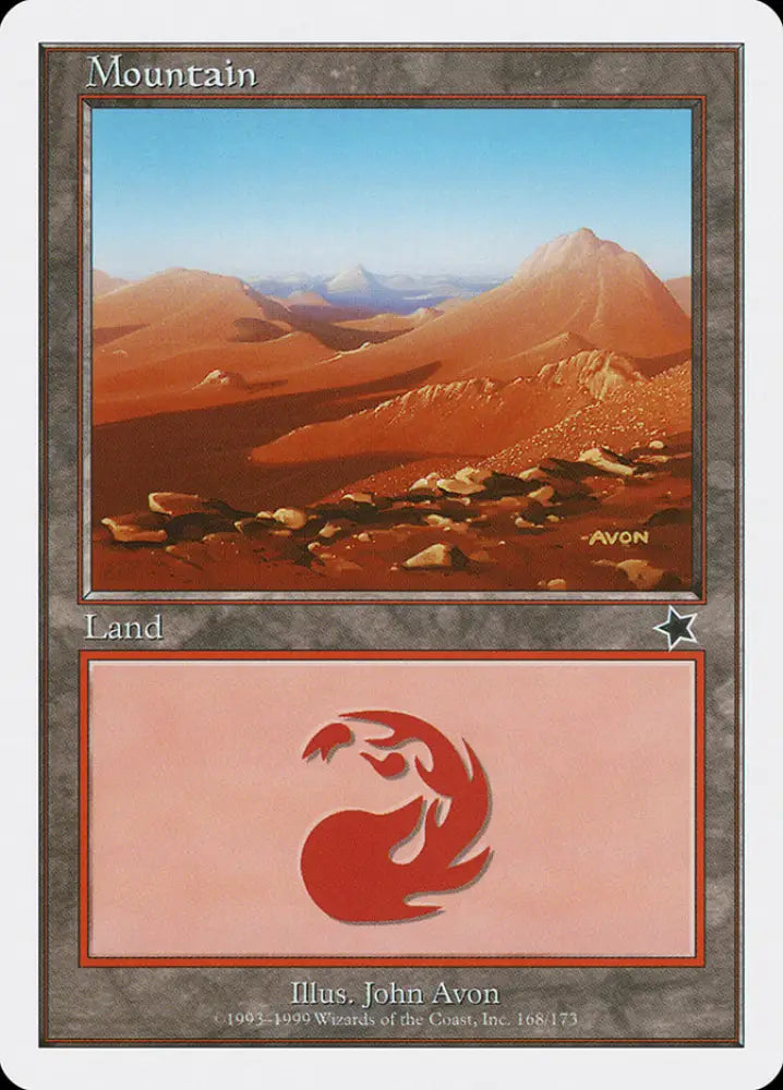 Mountain (168) [Starter 1999] - MTG Single