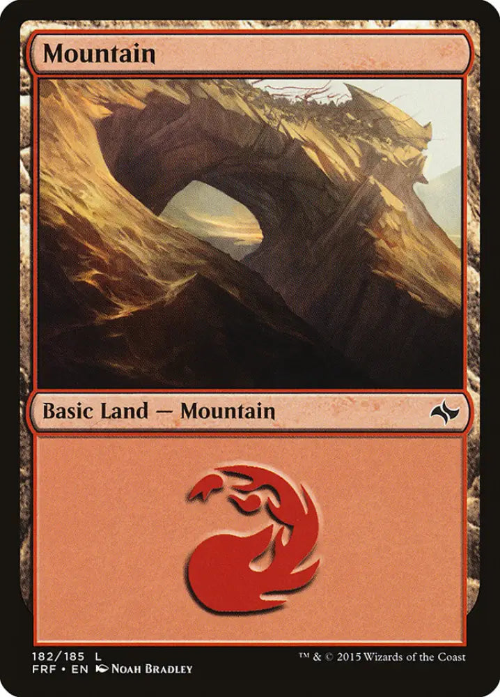 Mountain (182) [Fate Reforged] - MTG Single