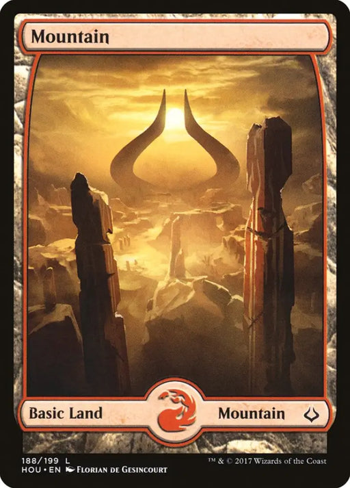 Mountain (188) [Hour of Devastation] - MTG Single