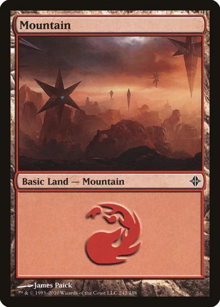 Mountain (242) [Rise of the Eldrazi] - MTG Single