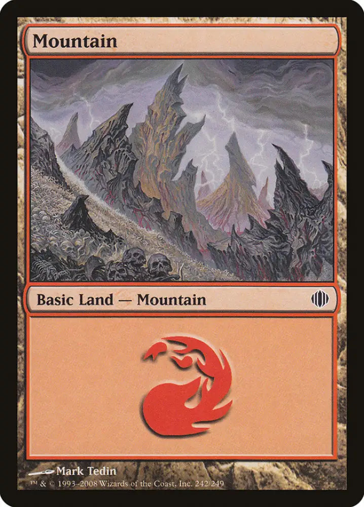 Mountain (242) [Shards of Alara] - MTG Single