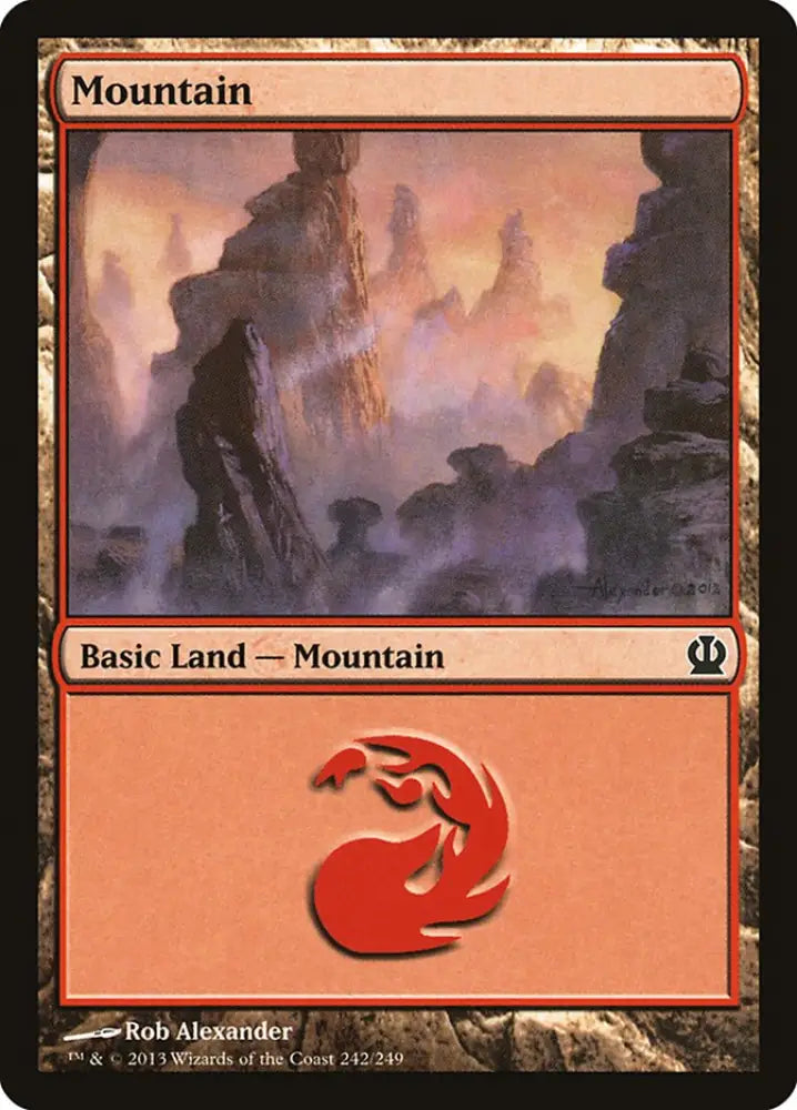 Mountain (242) [Theros] - MTG Single