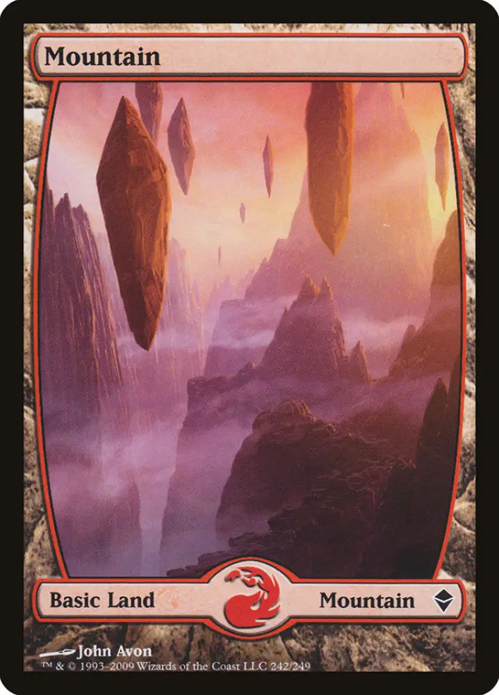Mountain (242) [Zendikar] - MTG Single