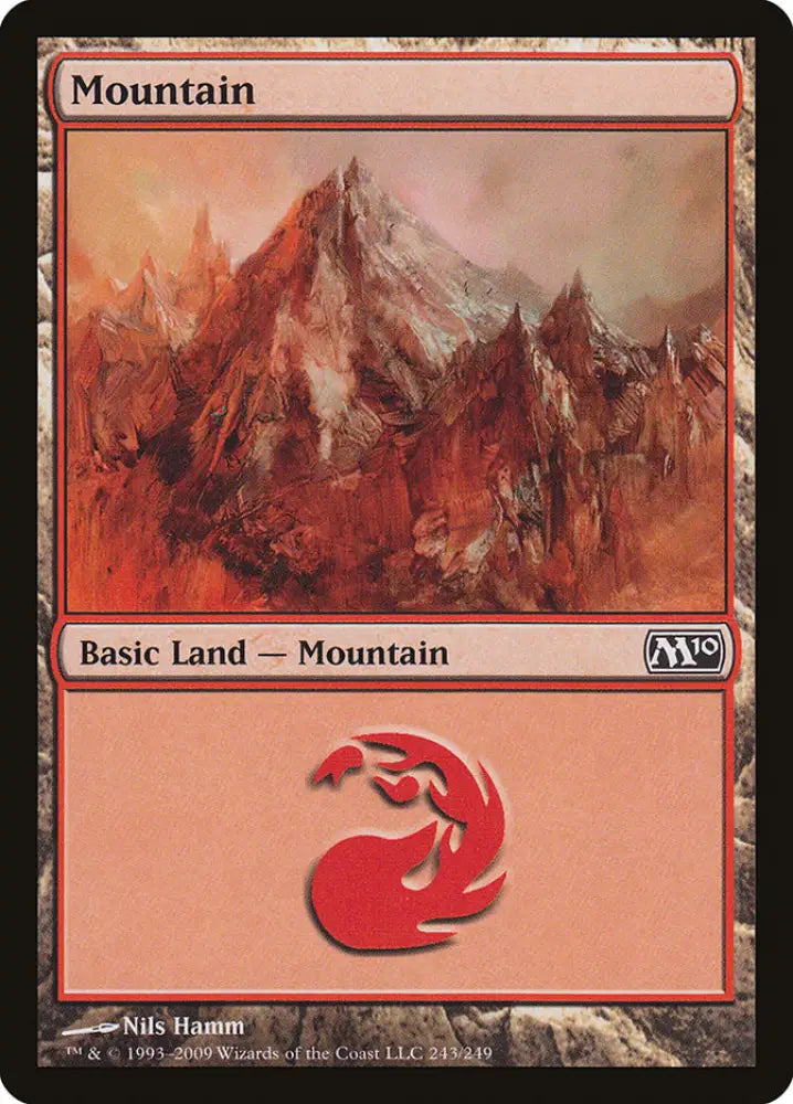 Mountain (243) [Magic 2010] - MTG Single