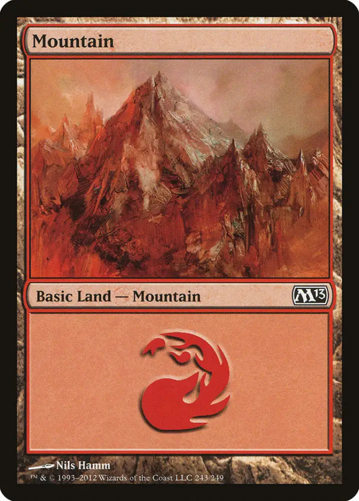 Mountain (243) [Magic 2013] - MTG Single
